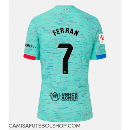 Camisa de time de futebol Barcelona Ferran Torres #7 Replicas 3º Equipamento 2023-24 Manga Curta